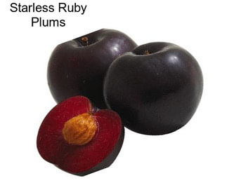 Starless Ruby Plums
