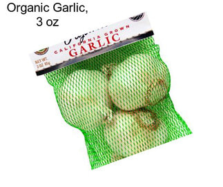 Organic Garlic, 3 oz