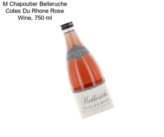 M Chapoutier Belleruche Cotes Du Rhone Rose Wine, 750 ml