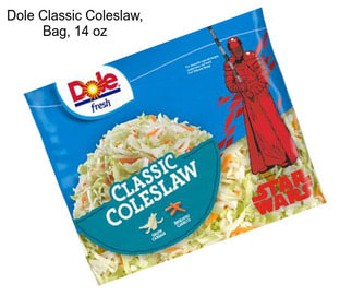 Dole Classic Coleslaw, Bag, 14 oz