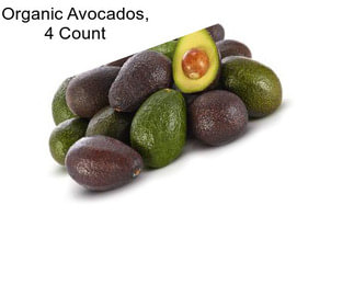 Organic Avocados, 4 Count