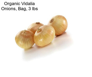 Organic Vidalia Onions, Bag, 3 lbs
