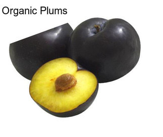 Organic Plums