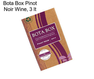 Bota Box Pinot Noir Wine, 3 lt