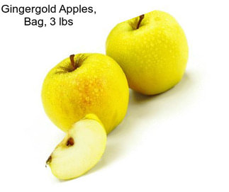 Gingergold Apples, Bag, 3 lbs