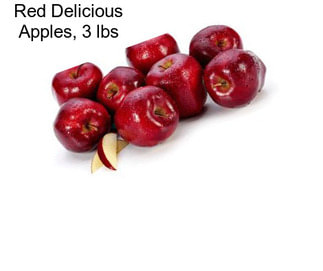 Red Delicious Apples, 3 lbs