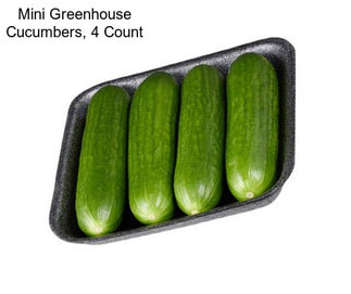 Mini Greenhouse Cucumbers, 4 Count