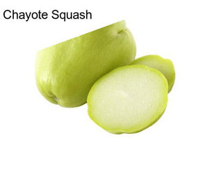 Chayote Squash
