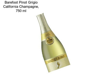 Barefoot Pinot Grigio California Champagne, 750 ml