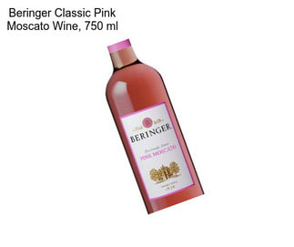 Beringer Classic Pink Moscato Wine, 750 ml