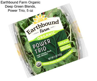 Earthbound Farm Organic Deep Green Blends, Power Trio, 5 oz