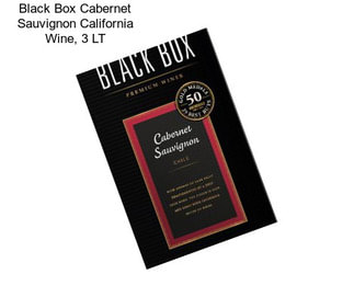 Black Box Cabernet Sauvignon California Wine, 3 LT