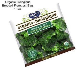 Organic Biologique Broccoli Florettes, Bag, 10 oz