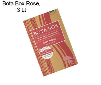 Bota Box Rose, 3 Lt