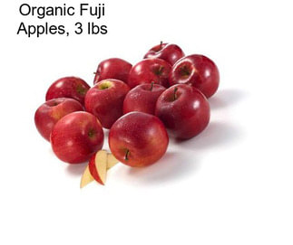 Organic Fuji Apples, 3 lbs