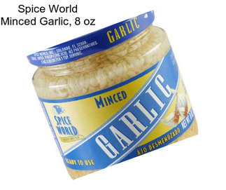 Spice World Minced Garlic, 8 oz