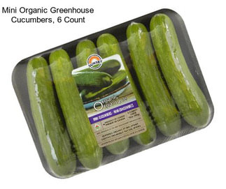Mini Organic Greenhouse Cucumbers, 6 Count