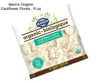 Mann\'s Organic Cauliflower Florets, 10 oz