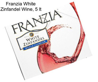 Franzia White Zinfandel Wine, 5 lt