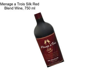 Menage a Trois Silk Red Blend Wine, 750 ml