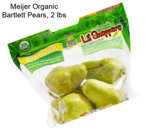 Meijer Organic Bartlett Pears, 2 lbs