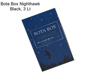Bota Box Nighthawk Black, 3 Lt