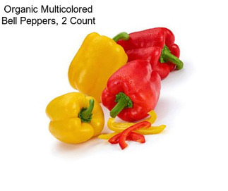 Organic Multicolored Bell Peppers, 2 Count