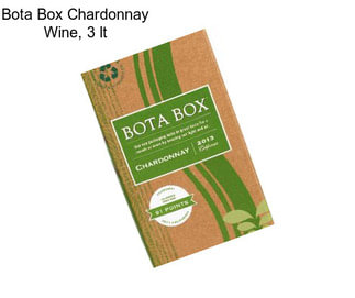 Bota Box Chardonnay Wine, 3 lt