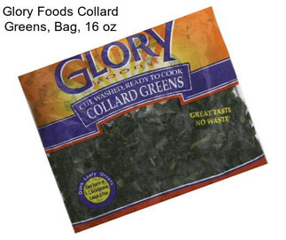 Glory Foods Collard Greens, Bag, 16 oz