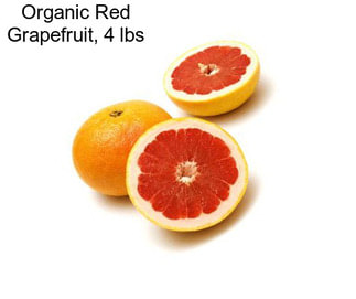 Organic Red Grapefruit, 4 lbs