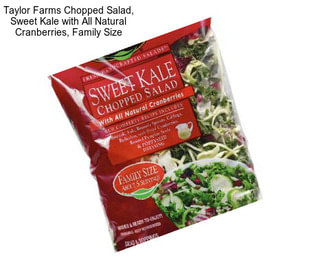 Taylor Farms Chopped Salad, Sweet Kale with All Natural Cranberries, Family Size