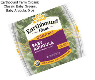 Earthbound Farm Organic Classic Baby Greens, Baby Arugula, 5 oz