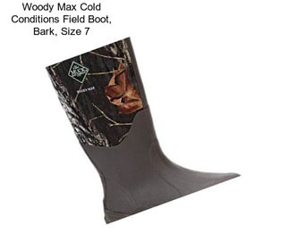Woody Max Cold Conditions Field Boot, Bark, Size 7