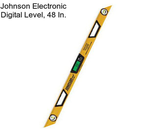 Johnson Electronic Digital Level, 48 In.