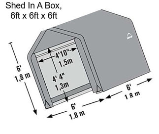 Shed In A Box, 6ft x 6ft x 6ft