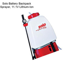 Solo Battery Backpack Sprayer, 11.1V Lithium-Ion