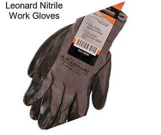 Leonard Nitrile Work Gloves