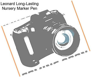 Leonard Long-Lasting Nursery Marker Pen