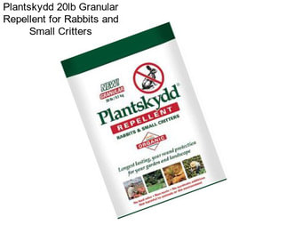 Plantskydd 20lb Granular Repellent for Rabbits and Small Critters
