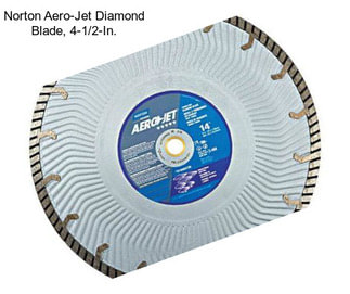 Norton Aero-Jet Diamond Blade, 4-1/2-In.