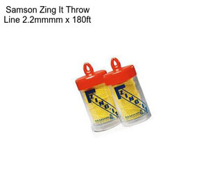 Samson Zing It Throw Line 2.2mmmm x 180ft