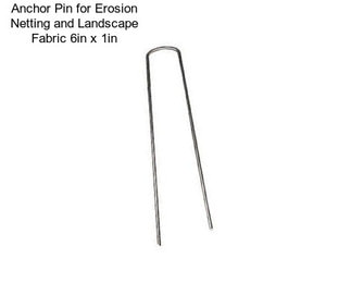 Anchor Pin for Erosion Netting and Landscape Fabric 6in x 1in