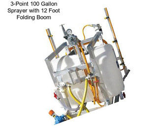 3-Point 100 Gallon Sprayer with 12 Foot Folding Boom