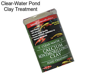 Clear-Water Pond Clay Treatment