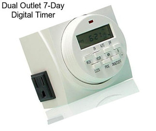 Dual Outlet 7-Day Digital Timer