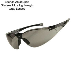 Sperian A800 Sport Glasses Ultra Lightweight Gray Lenses
