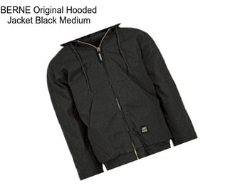 BERNE Original Hooded Jacket Black Medium