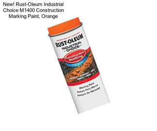 New! Rust-Oleum Industrial Choice M1400 Construction Marking Paint, Orange