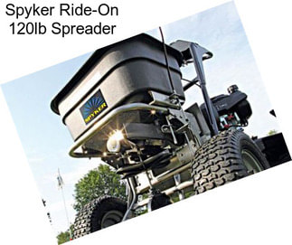 Spyker Ride-On 120lb Spreader