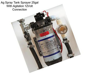 Ag Spray Tank Sprayer 25gal With Agitation 12Volt Connection